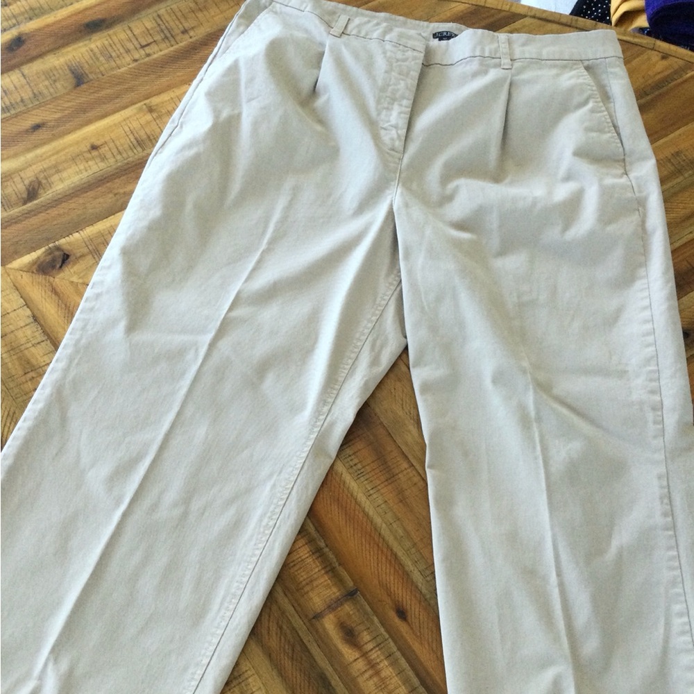 J. Crew Women’s Khaki Tan Pants.  Size 16.  Nearly new.